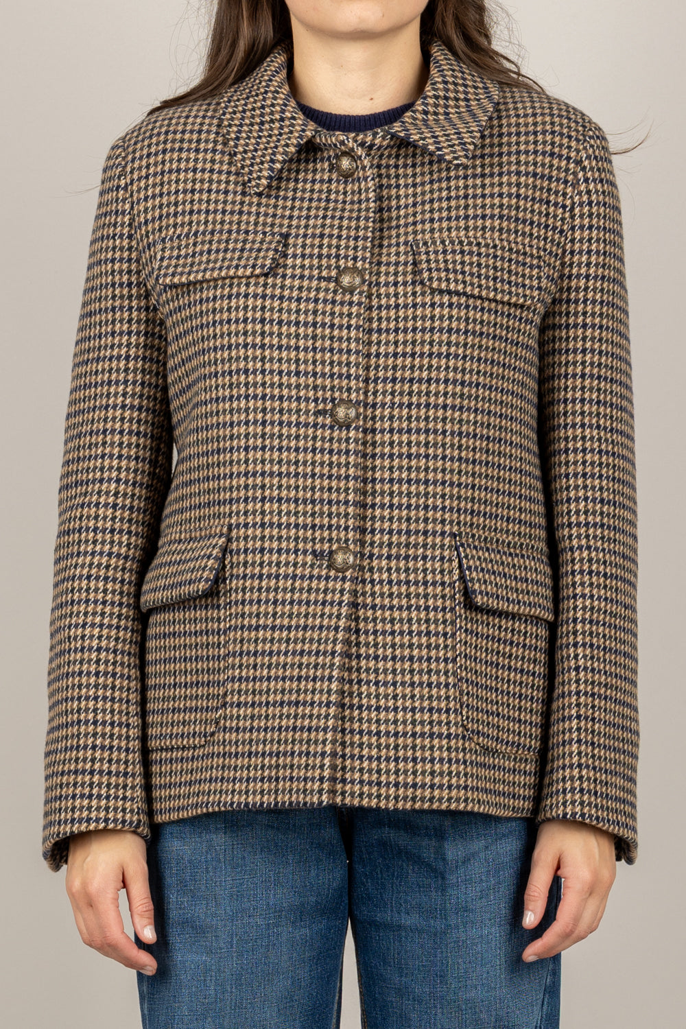 TENSIONE IN - 37993 - GIACCA CAPPOTTO PIED DE POULE