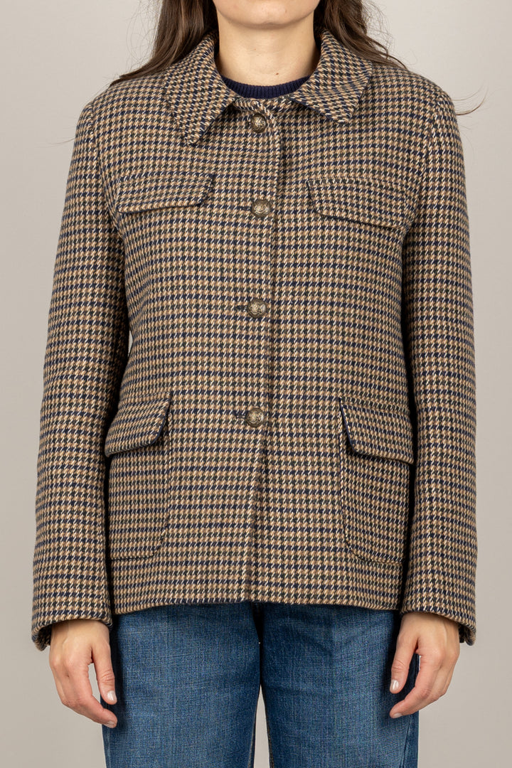 TENSIONE IN - 37993 - GIACCA CAPPOTTO PIED DE POULE