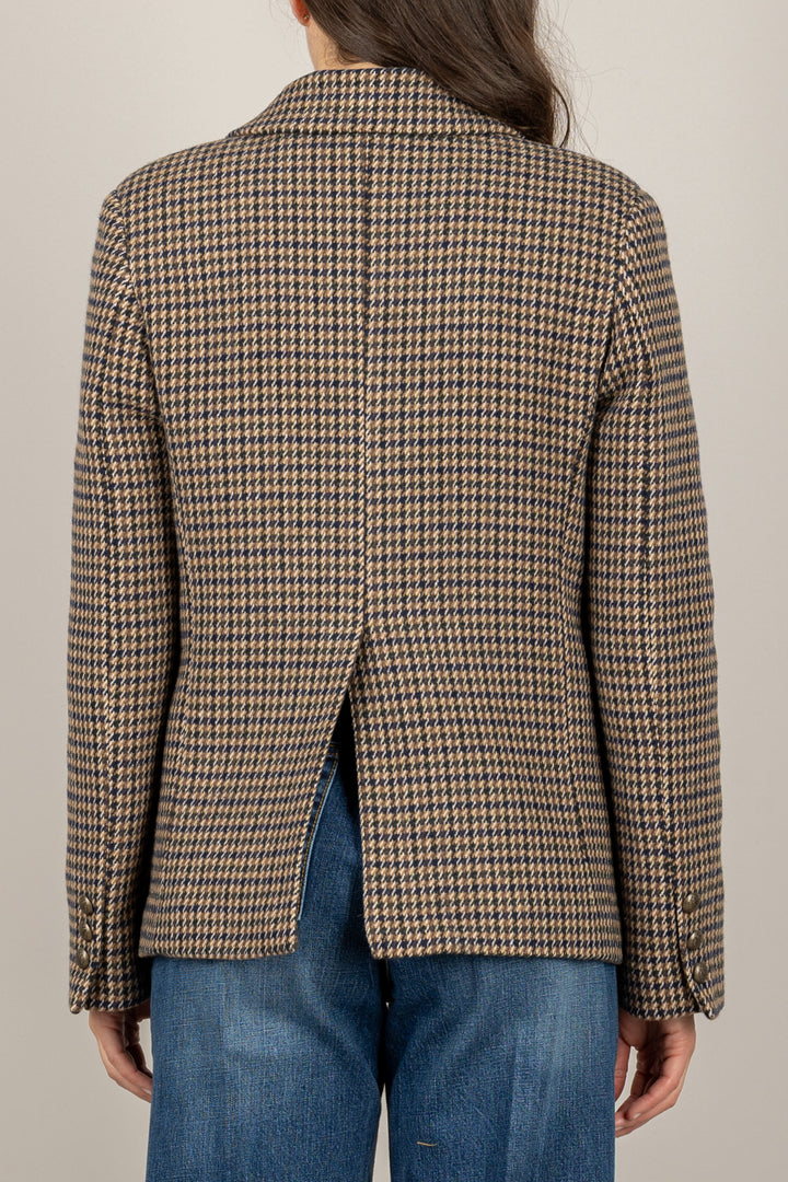 TENSIONE IN - 37993 - GIACCA CAPPOTTO PIED DE POULE