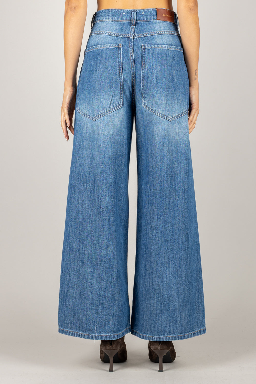 TENSIONE IN - GIUSI-AMX - JEANS PALAZZO CON TASCONI