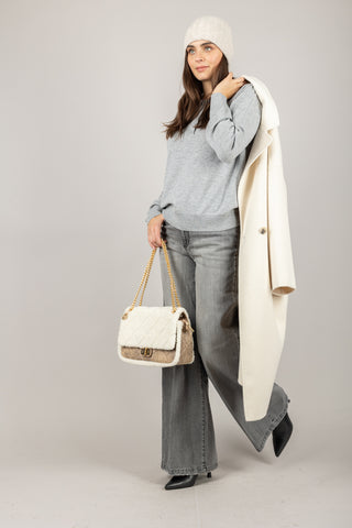 VICOLO - 22004F - MAGLIA IN LANA MANICHE LUNGHE