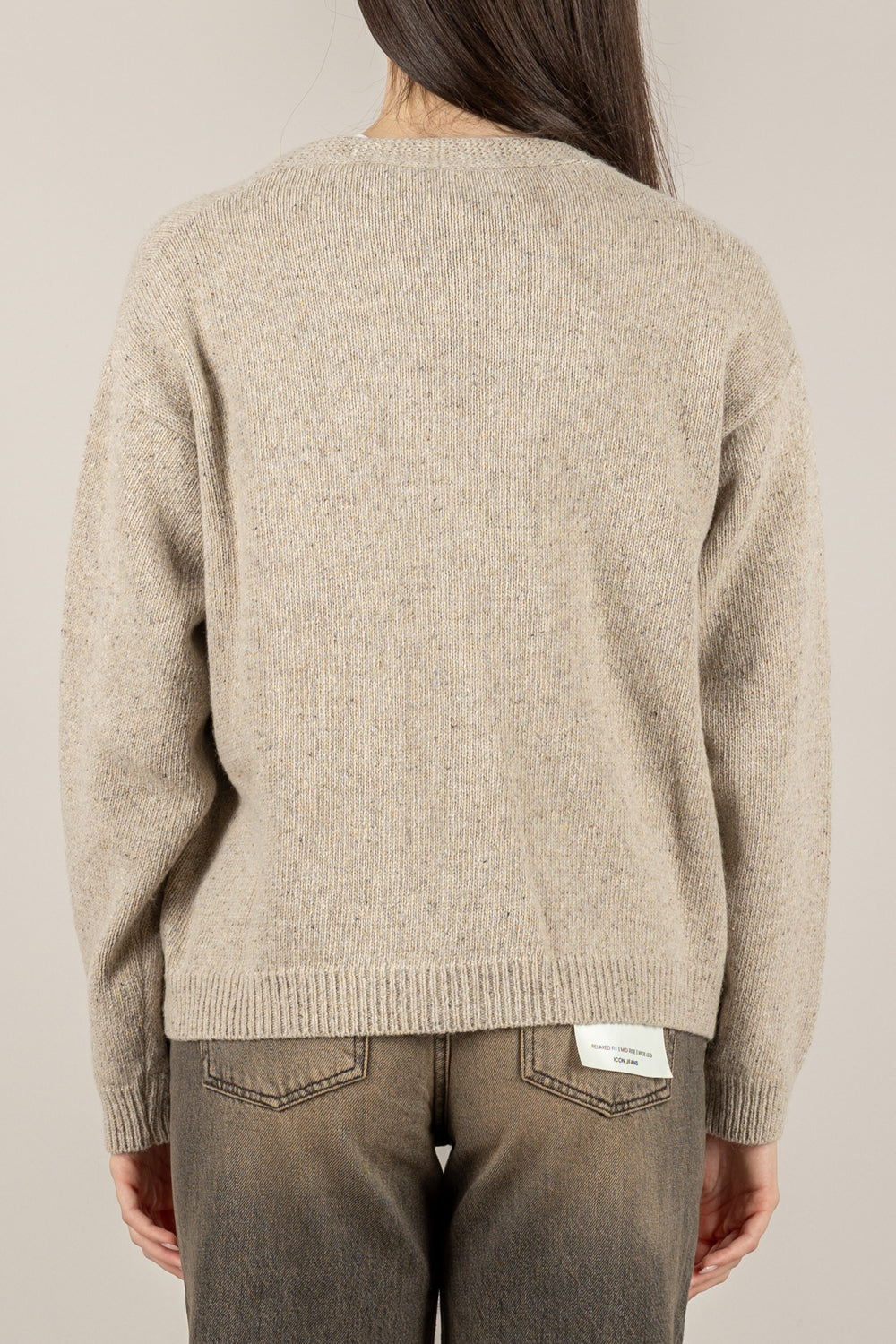 TENSIONE IN - D82046 - CARDIGAN CON APPLICAZIONI