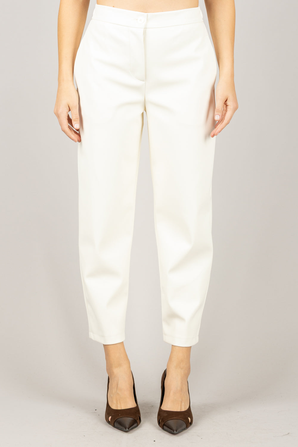 VICOLO - TF1679 - PANTALONE ECOPELLE CARROT