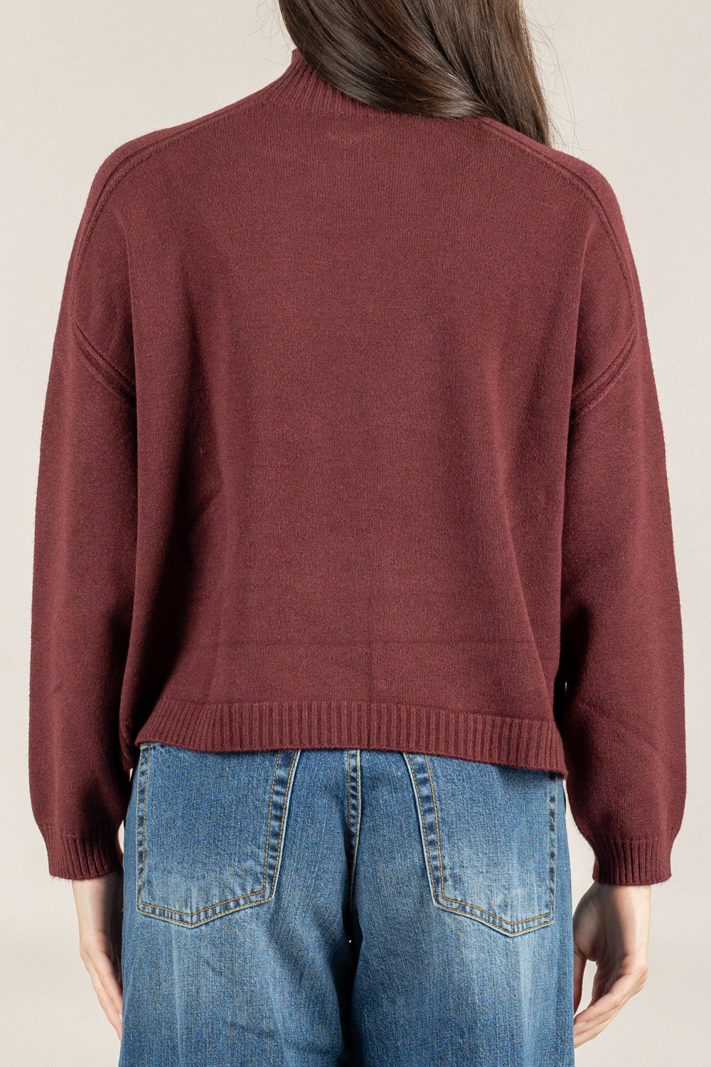 VICOLO - 77063F - MAGLIA MEZZO COLLO