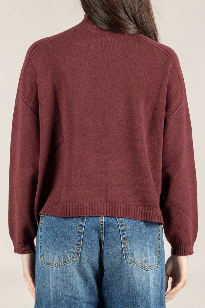 VICOLO - 77063F - MAGLIA MEZZO COLLO