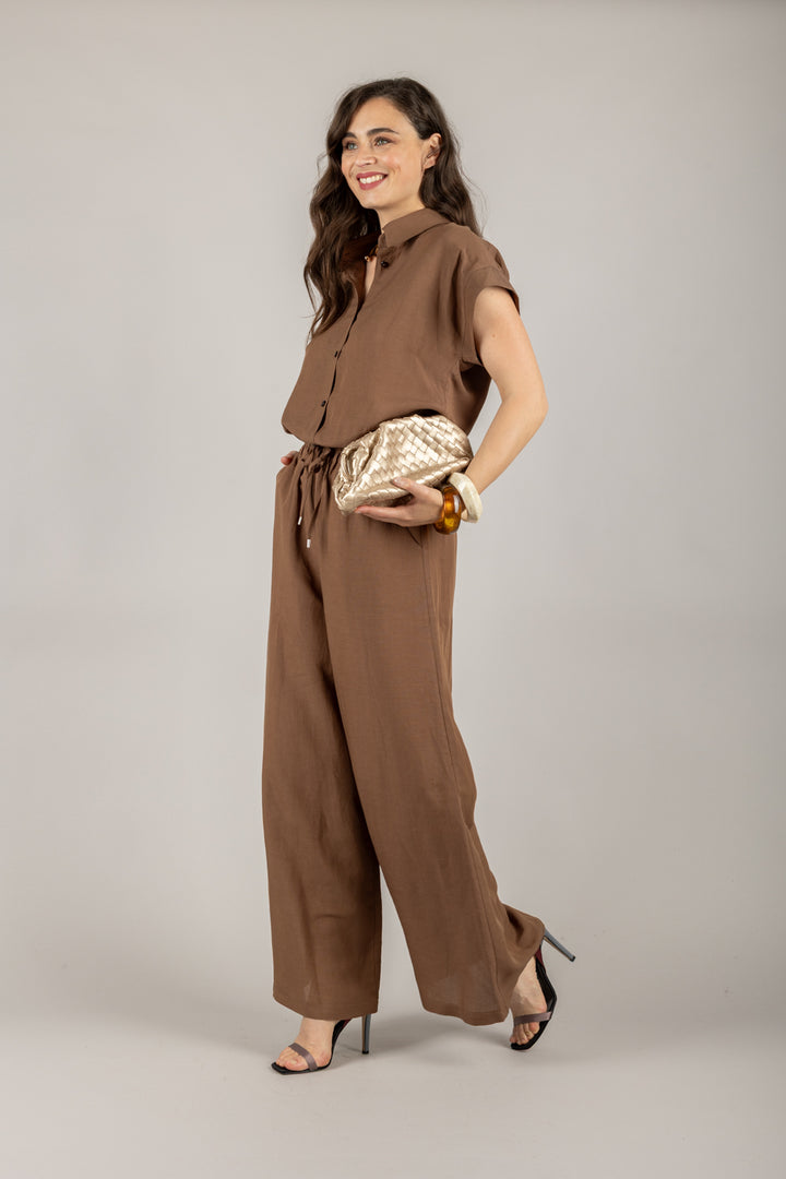 TENSIONE IN - 25P7658 - PANTALONE CON COULISSE