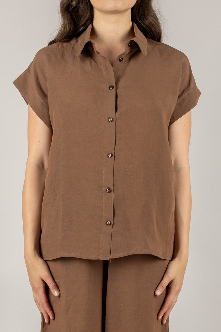 TENSIONE IN - 25C7657 - CAMICIA OVER MEZZA MANICA