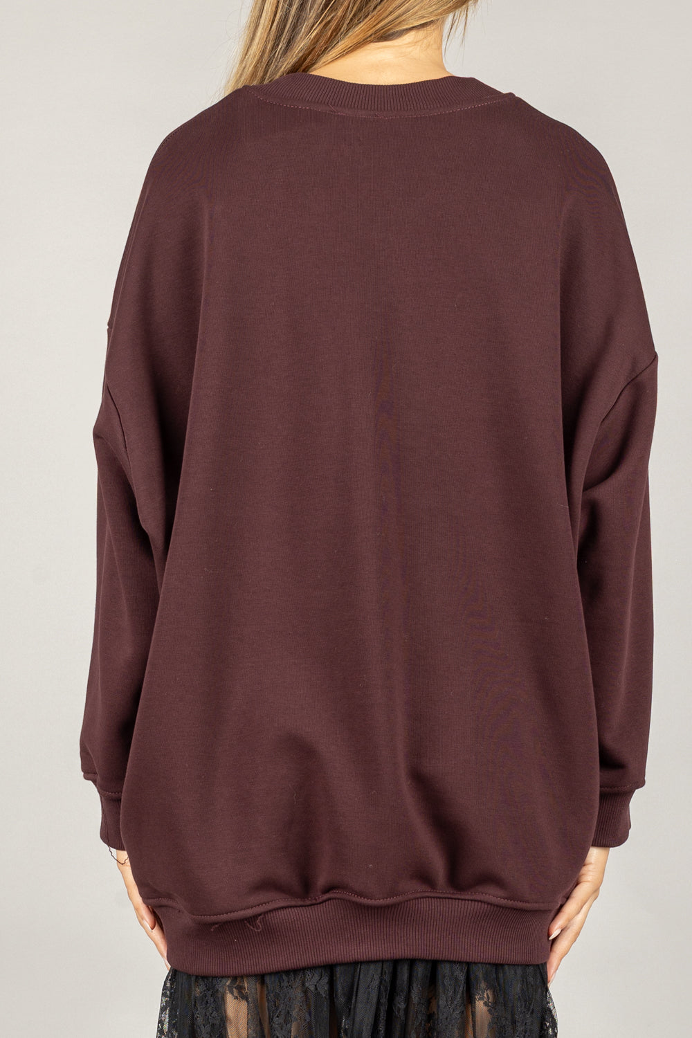 VICOLO - TF0582 - FELPA OVER