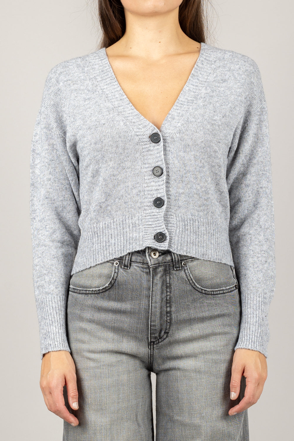 VICOLO - 77282F - CARDIGAN CROP
