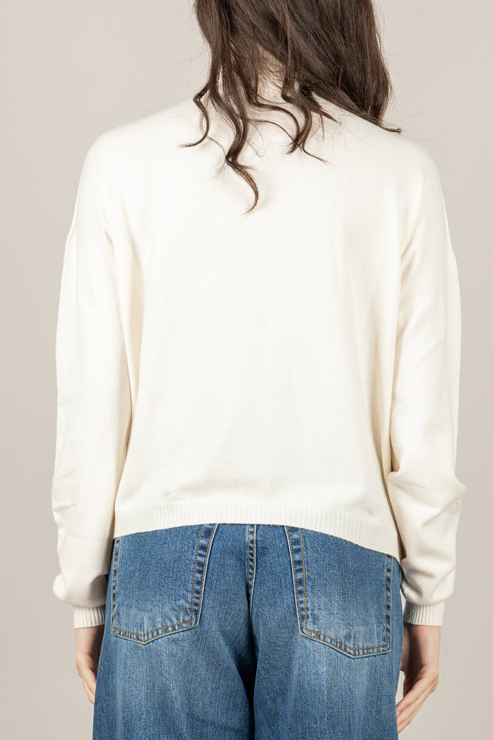 VICOLO - 22203F - MAGLIA A COLLO ALTO