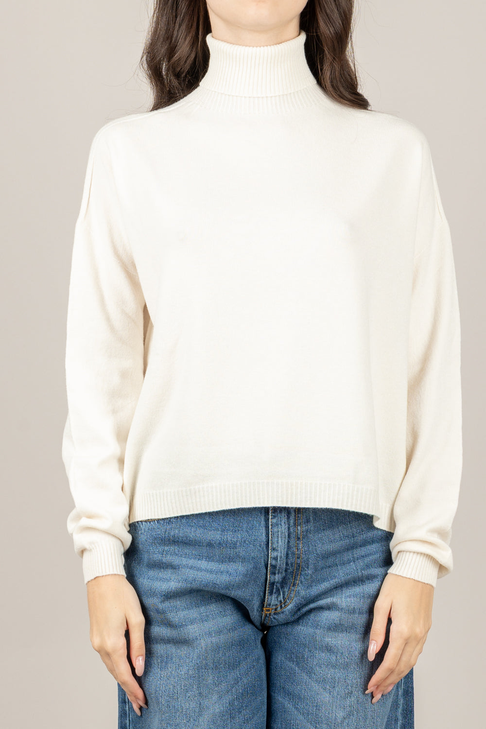 VICOLO - 22203F - MAGLIA A COLLO ALTO