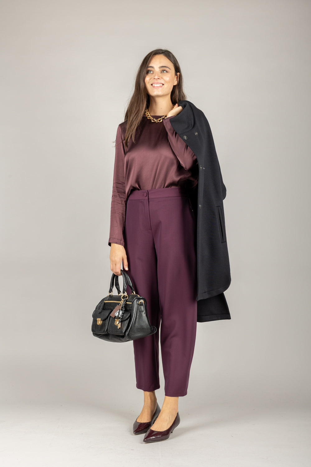 VICOLO - TF0373 - PANTALONE GAMBA DRITTA