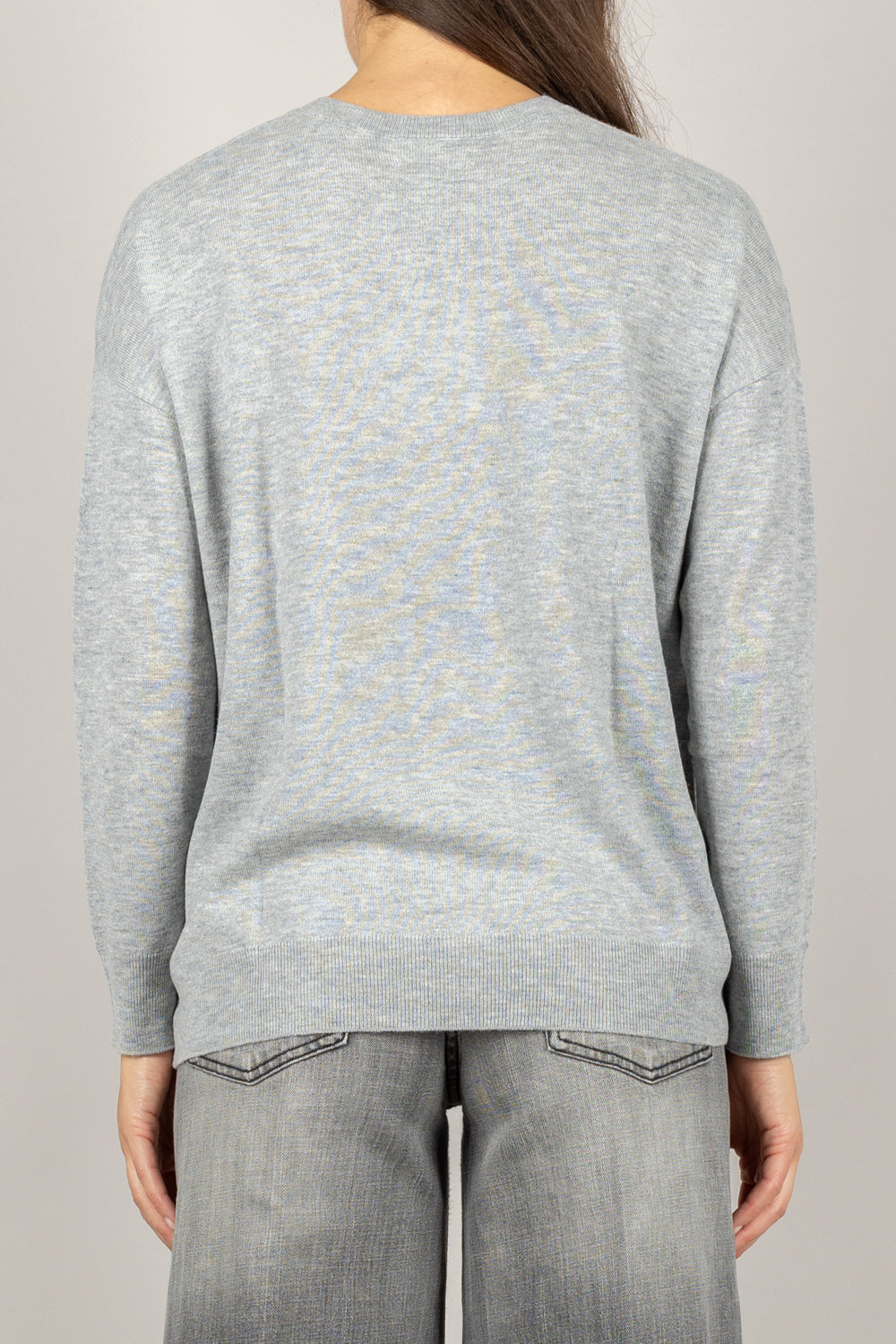 VICOLO - 22005F - MAGLIA SCOLLO A V