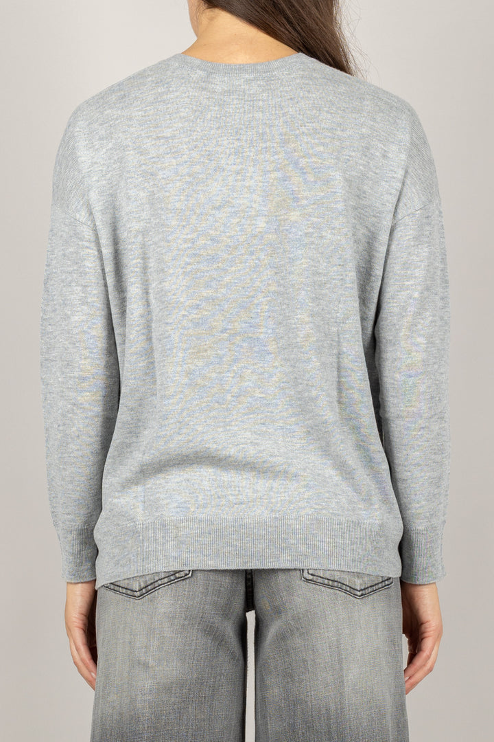 VICOLO - 22005F - MAGLIA SCOLLO A V