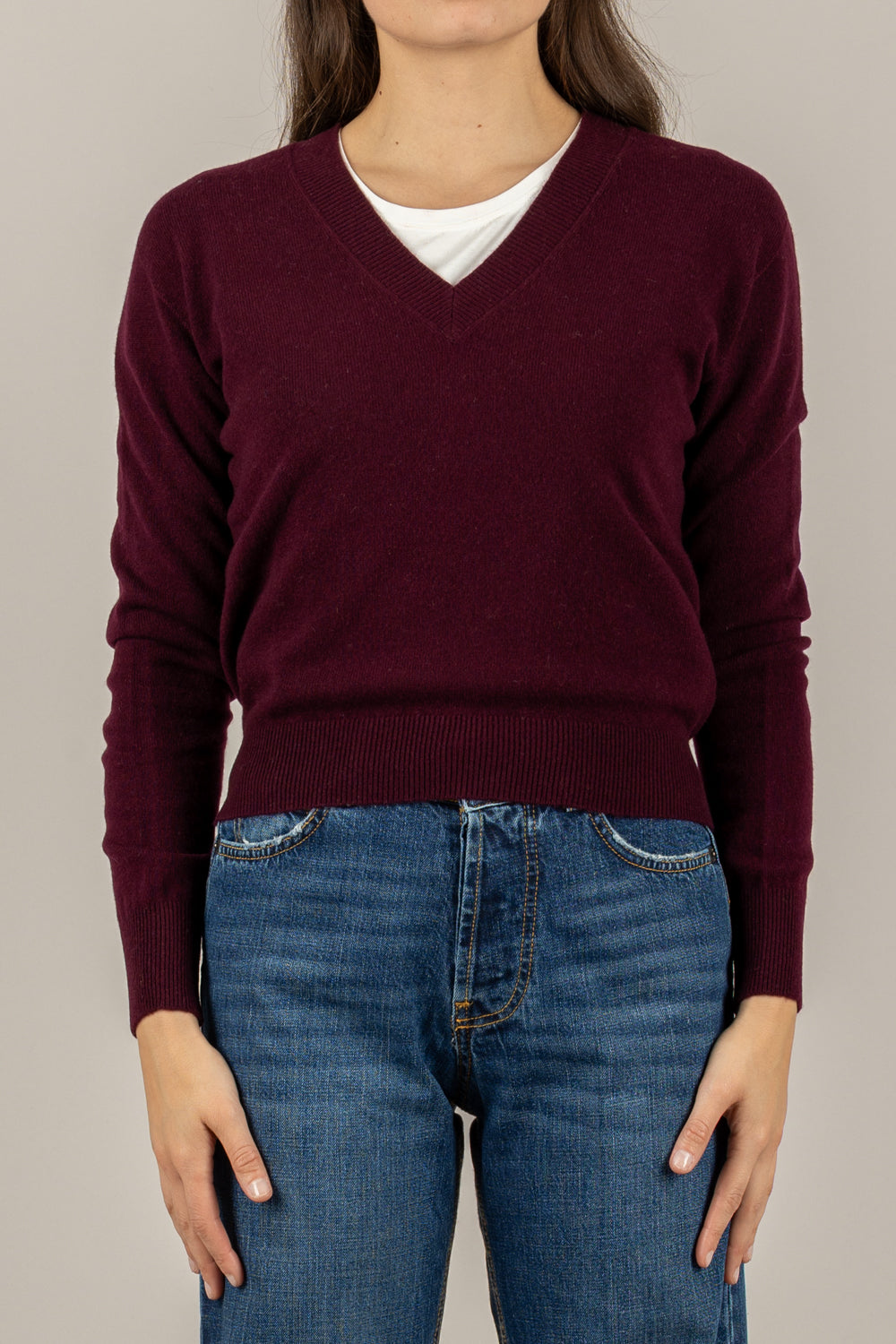 TENSIONE IN - WL180AI25 - MAGLIA SCOLLO A V