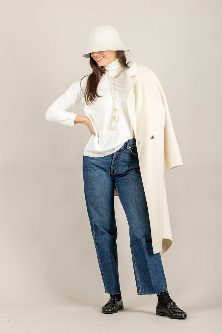 VICOLO - 22202F - MAGLIA COLLO ALTO