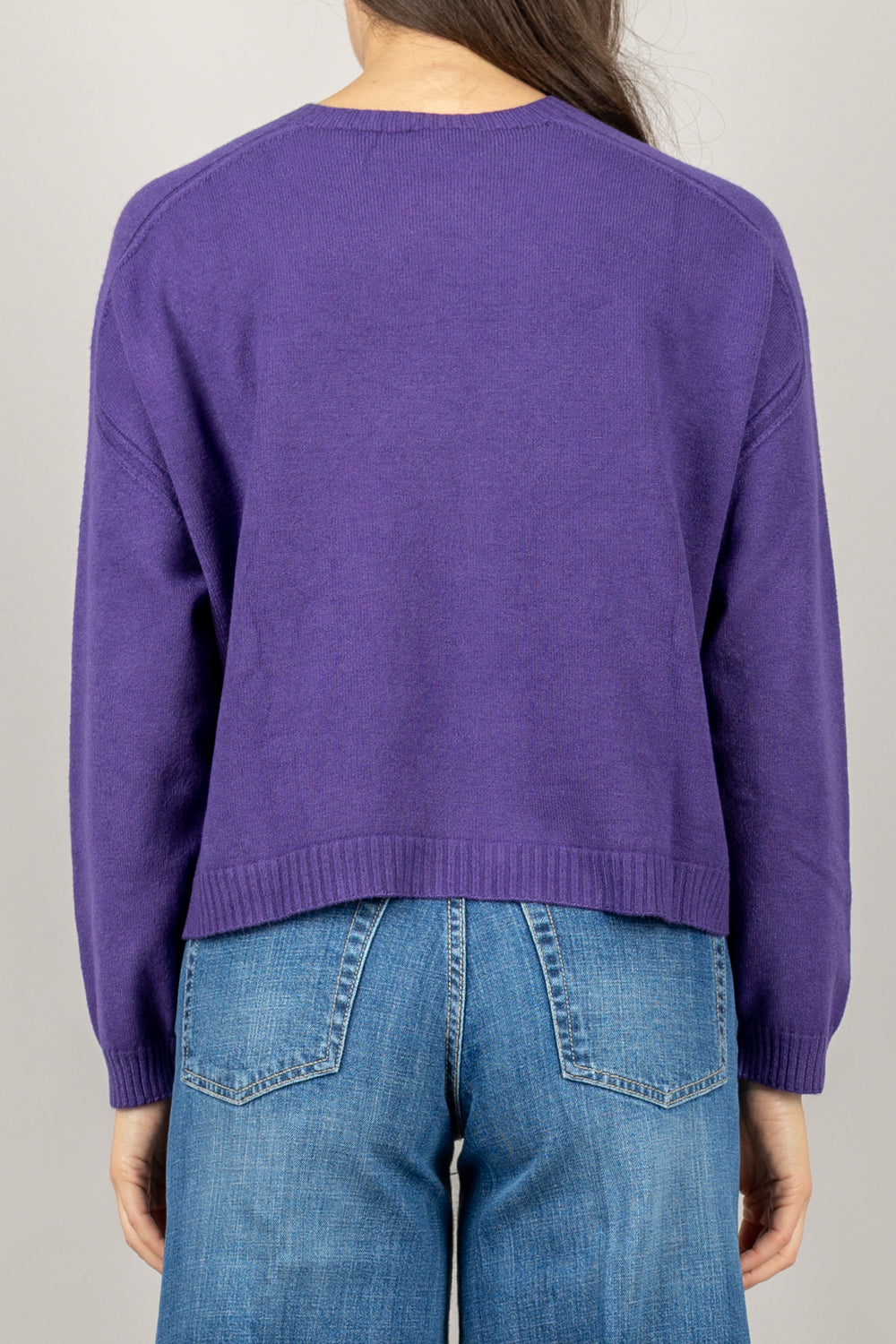 VICOLO - 77062F - MAGLIA SCATOLETTA GIROCOLLO