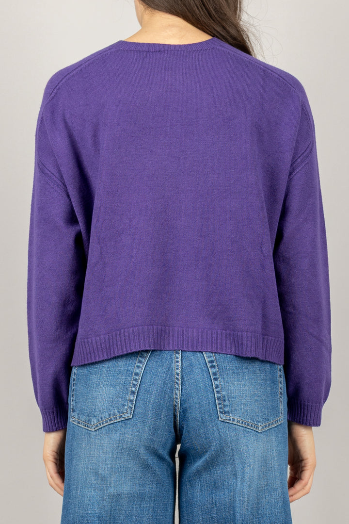 VICOLO - 77062F - MAGLIA SCATOLETTA GIROCOLLO