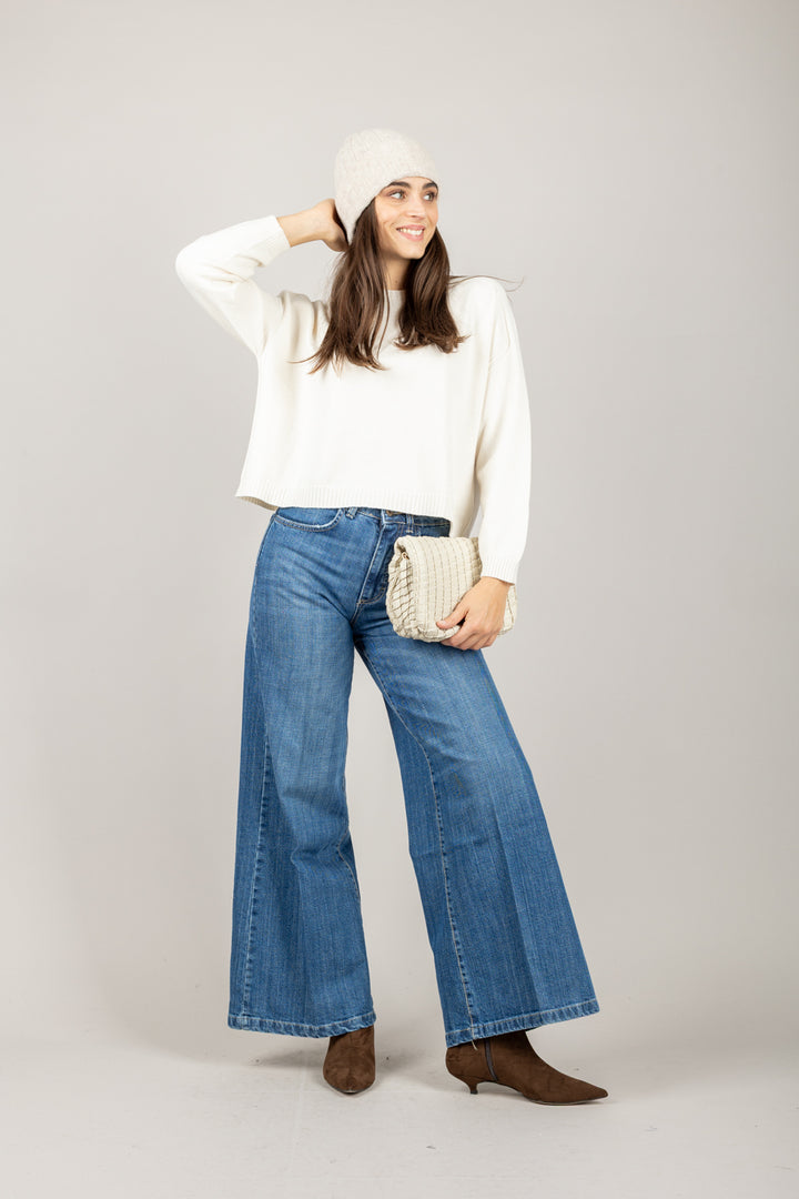 VICOLO - 77062F - MAGLIA SCATOLETTA GIROCOLLO