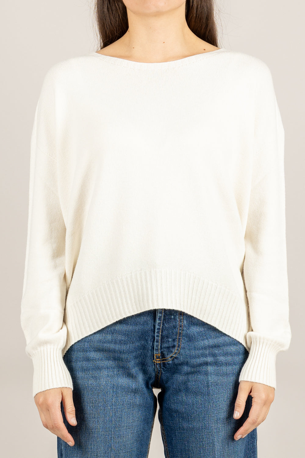 VICOLO - 77336F - MAGLIA GIROCOLLO SCATOLETTA