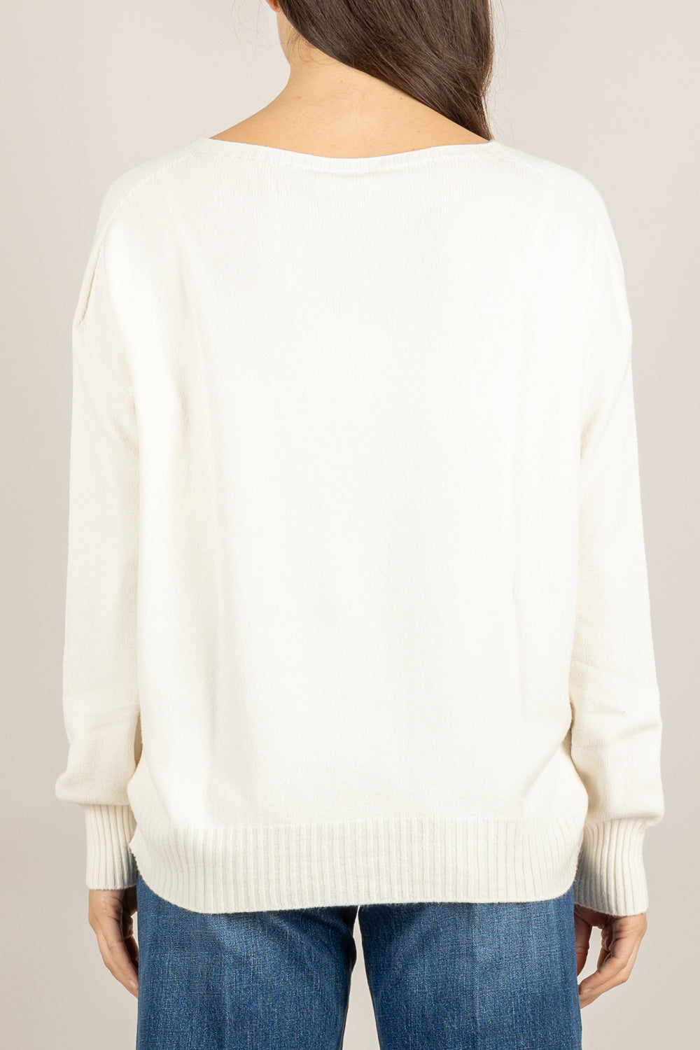 VICOLO - 77336F - MAGLIA GIROCOLLO SCATOLETTA