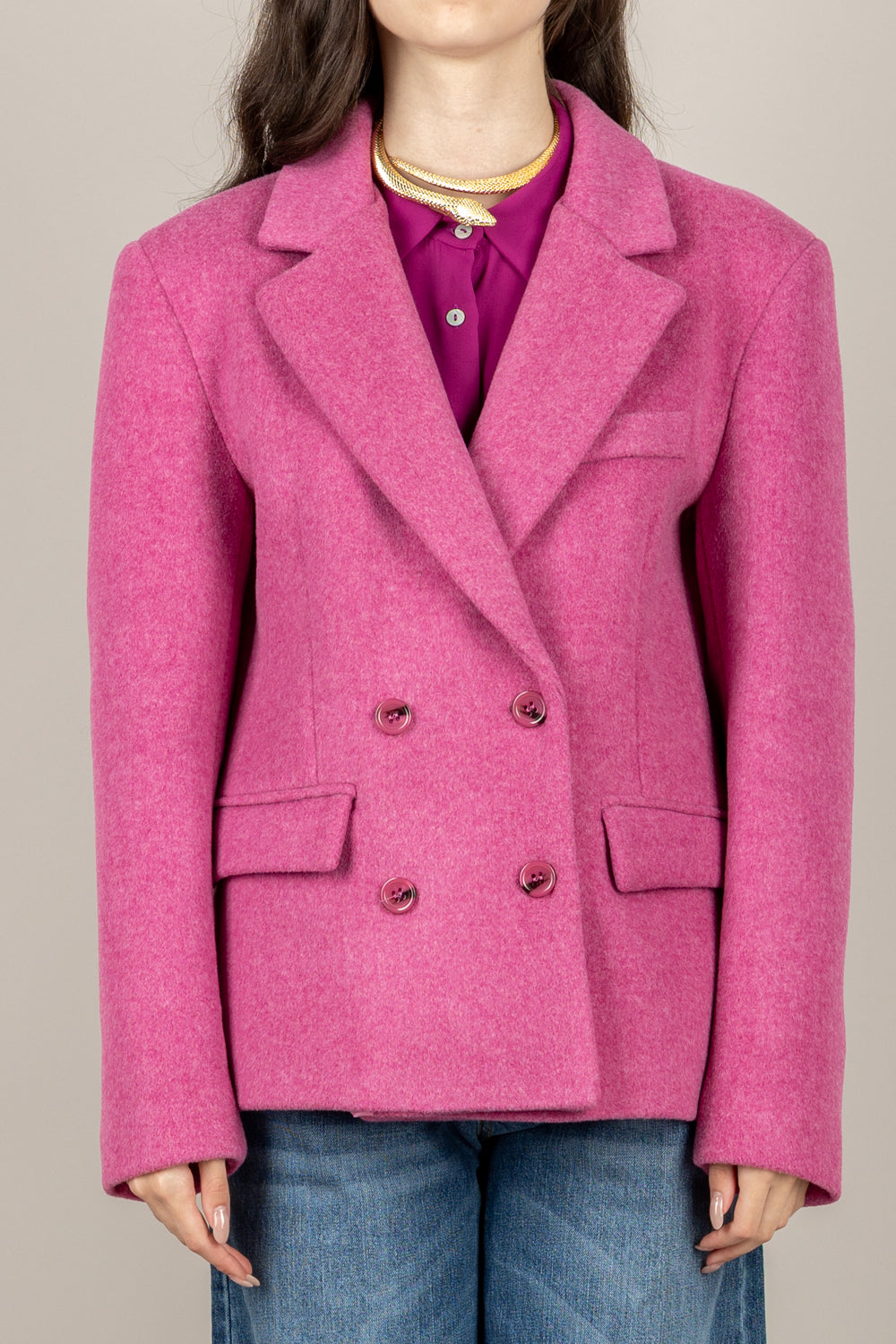 TENSIONE IN - 26B1365 - GIACCA DRITTA DOPPIO PETTO