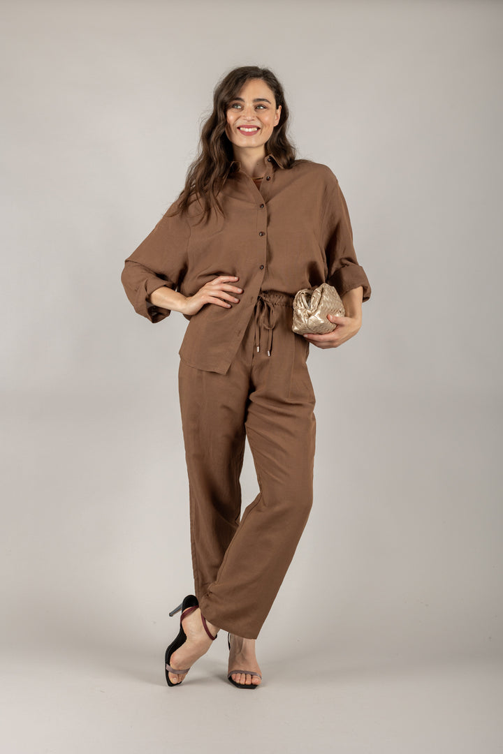 TENSIONE IN - 25C7656 - CAMICIA OVER MANICA LUNGA