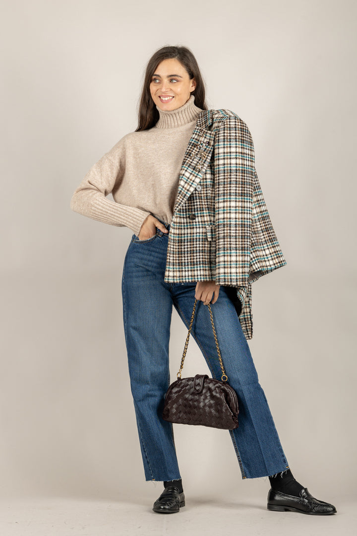 TENSIONE IN - WL938-7AI25 - MAGLIA COLLO ALTO