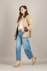 VICOLO - TAB0950 - CAPPOTTO CORTO BEIGE