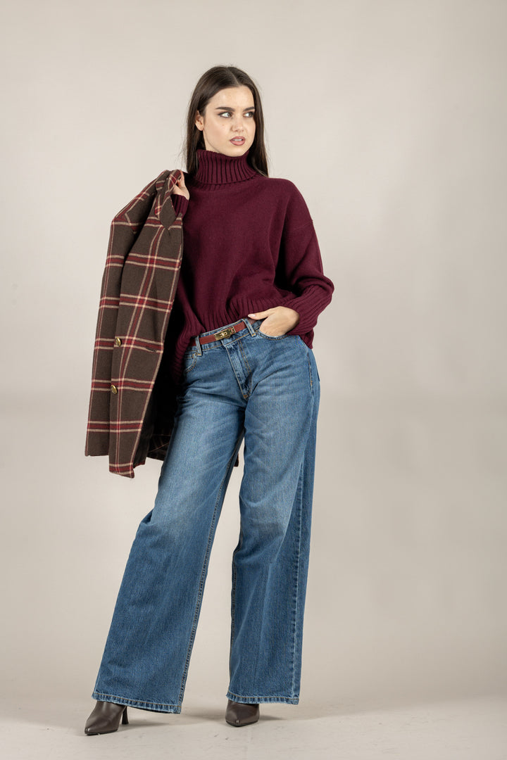 TENSIONE IN - WL938-7AI25 - MAGLIA COLLO ALTO