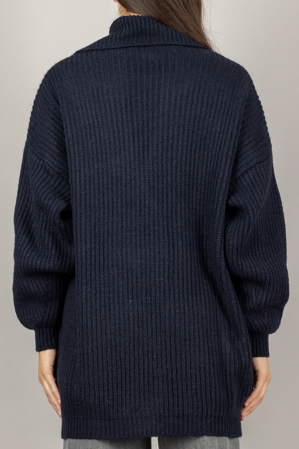 KONTATTO - 3M1035NI - GIACCA IN MAGLIA DOPPIO PETTO