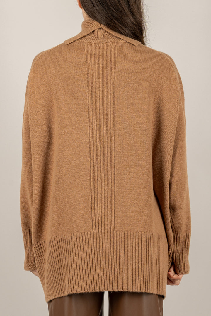 TENSIONE IN - WL773AI25 - MAGLIA OVER COLLO ALTO