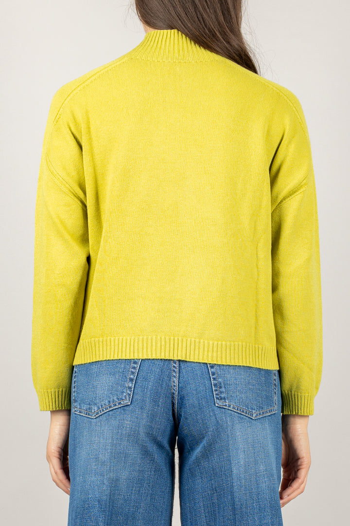 VICOLO - 77063F - MAGLIA MEZZO COLLO