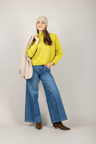 VICOLO - 77063F - MAGLIA MEZZO COLLO