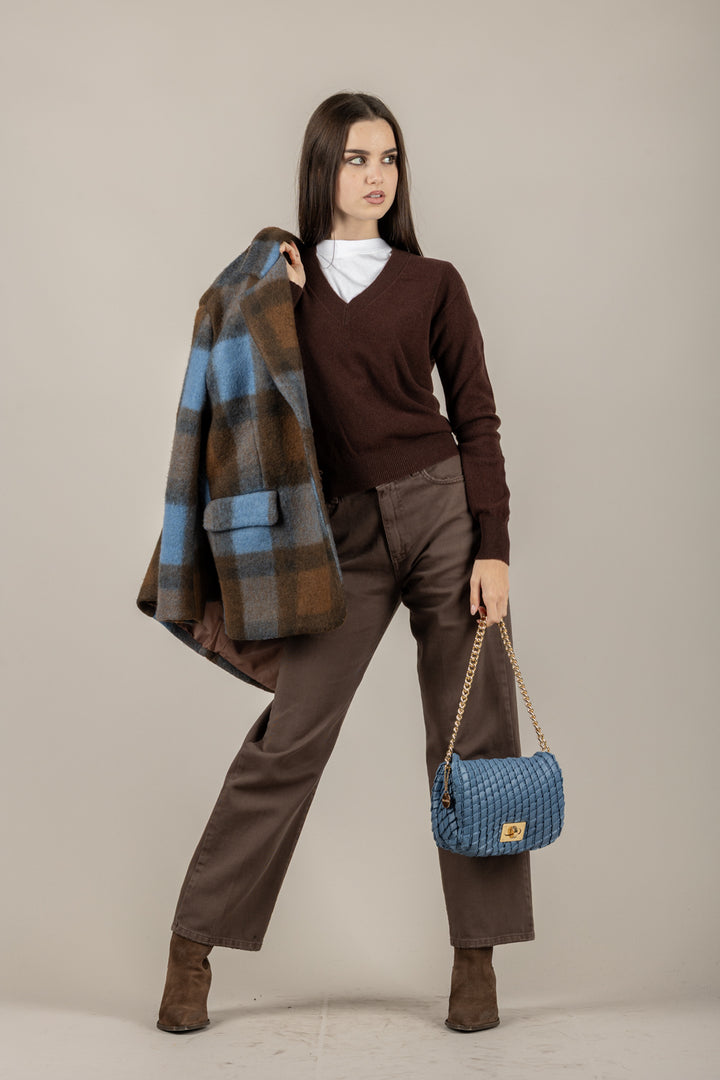 TENSIONE IN - WL180AI25 - MAGLIA SCOLLO A V