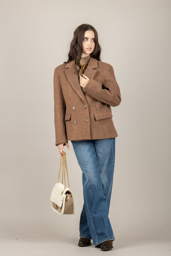 TENSIONE IN - 26B1365 - GIACCA DRITTA DOPPIO PETTO