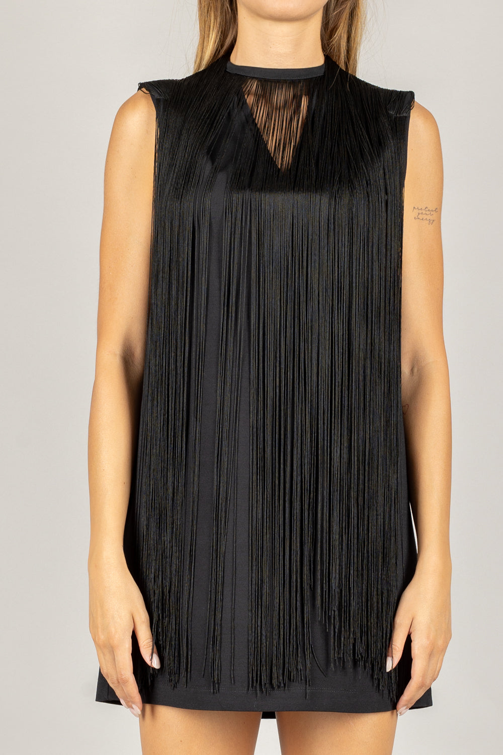 VICOLO - TF0366 - ABITO CON FRANGE