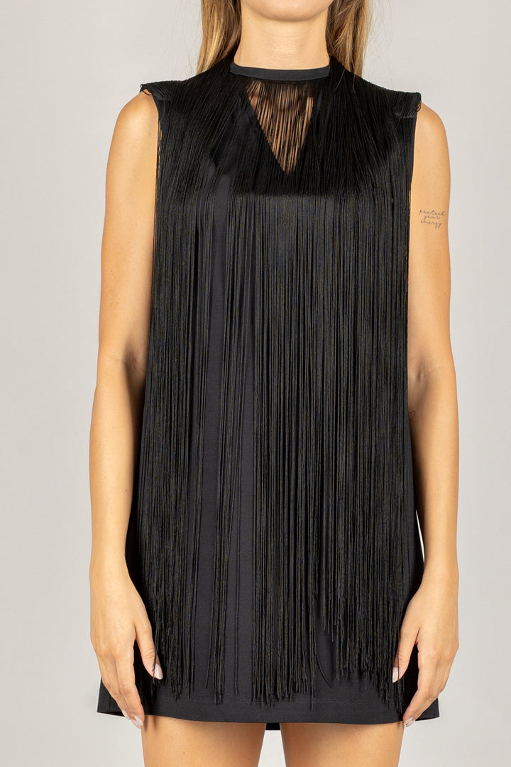 VICOLO - TF0366 - ABITO CON FRANGE