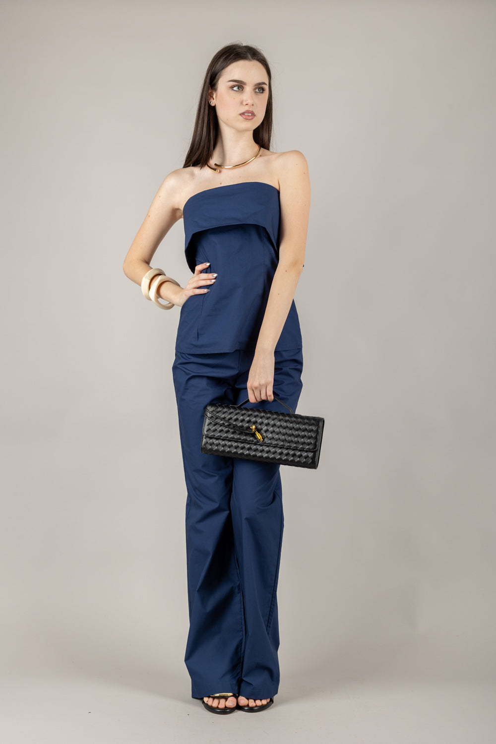 KONTATTO - TT2082N - PANTALONE GAMBA DRITTA
