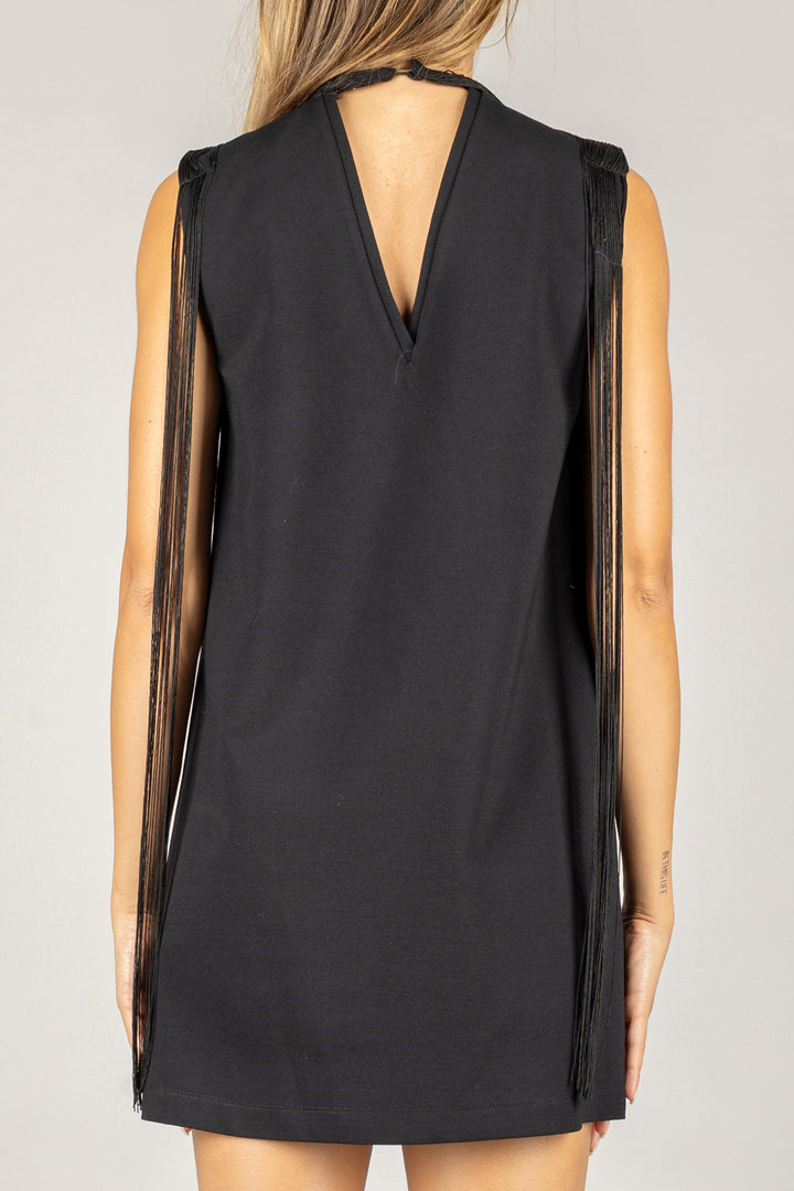 VICOLO - TF0366 - ABITO CON FRANGE
