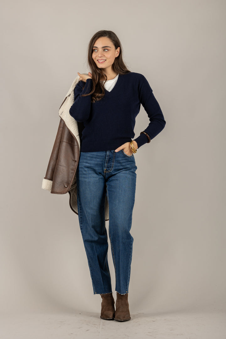 TENSIONE IN - WL180AI25 - MAGLIA SCOLLO A V