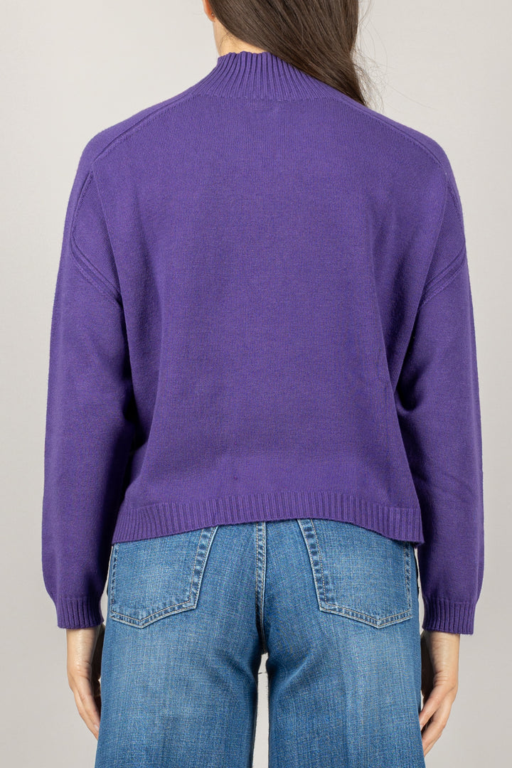 VICOLO - 77063F - MAGLIA MEZZO COLLO