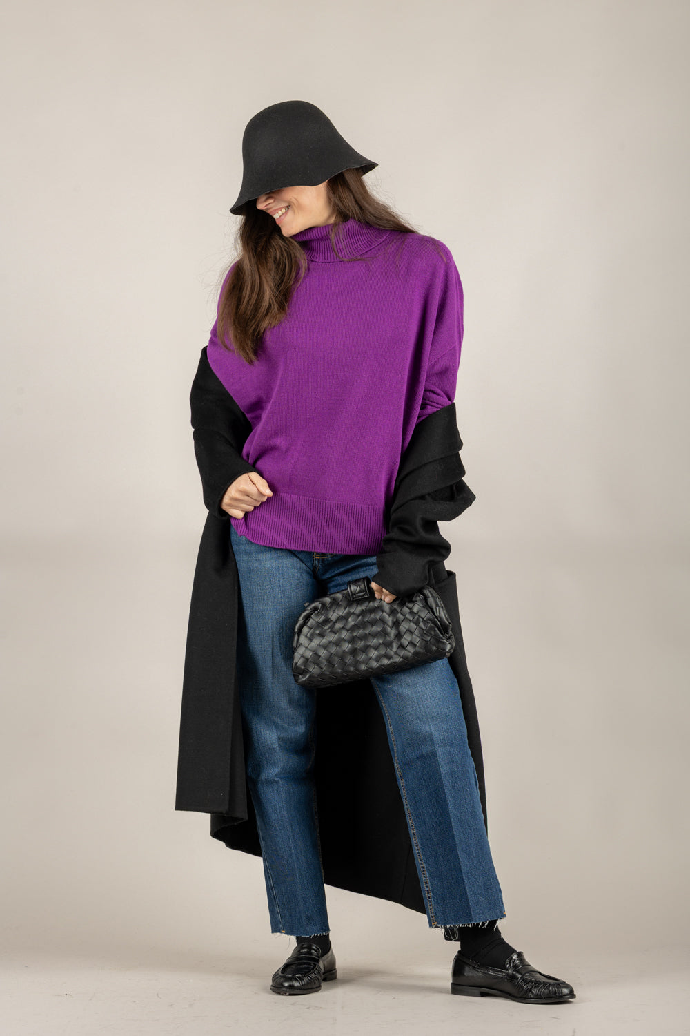 TENSIONE IN - D78758 - MAGLIA COLLO ALTO