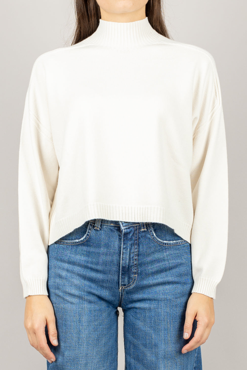 VICOLO - 77063F - MAGLIA MEZZO COLLO