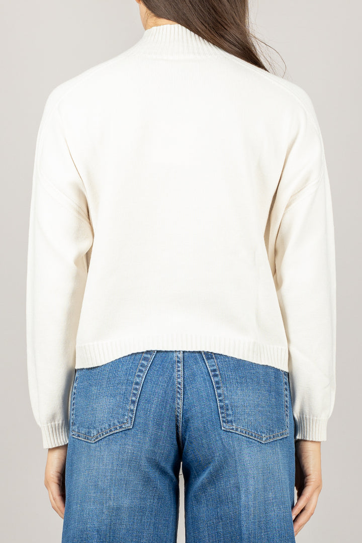 VICOLO - 77063F - MAGLIA MEZZO COLLO