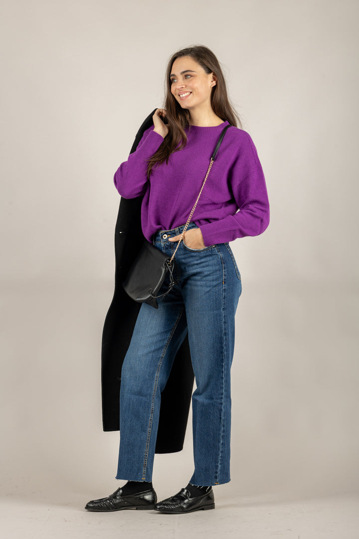 TENSIONE IN - D78756 - MAGLIA SCOLLO A BARCA