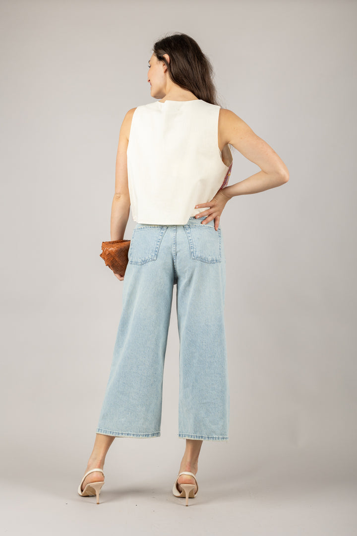 HAVEONE - LVF-N044 - GILET RICAMATO