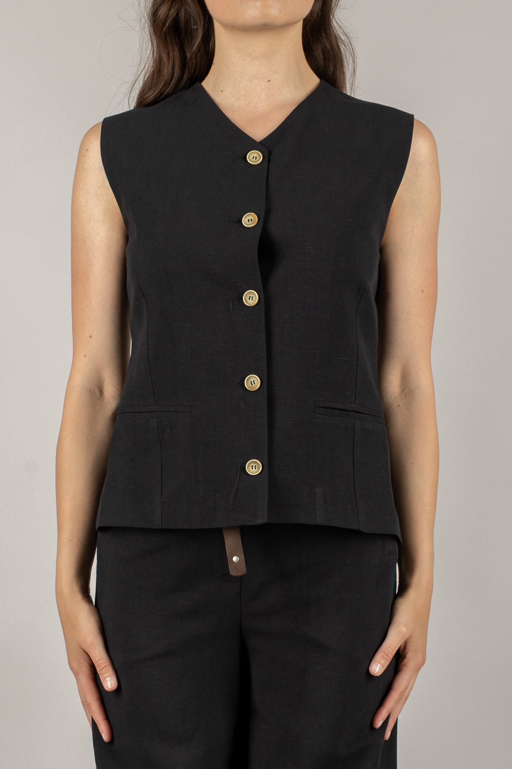 TENSIONE IN - 25D7592 - GILET APERTURA SCHIENA