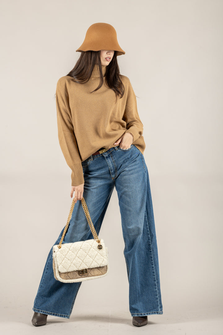 TENSIONE IN - D78758 - MAGLIA COLLO ALTO