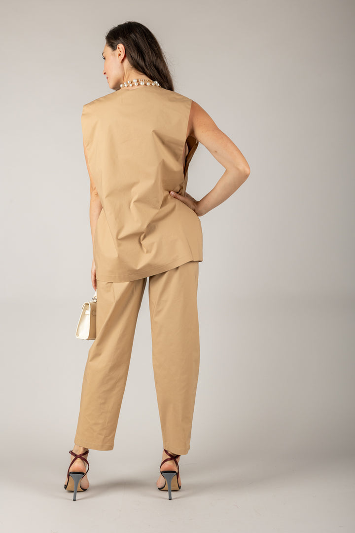 TENSIONE IN - 25P7865 - PANTALONE GAMBA DRITTA CON CINTA